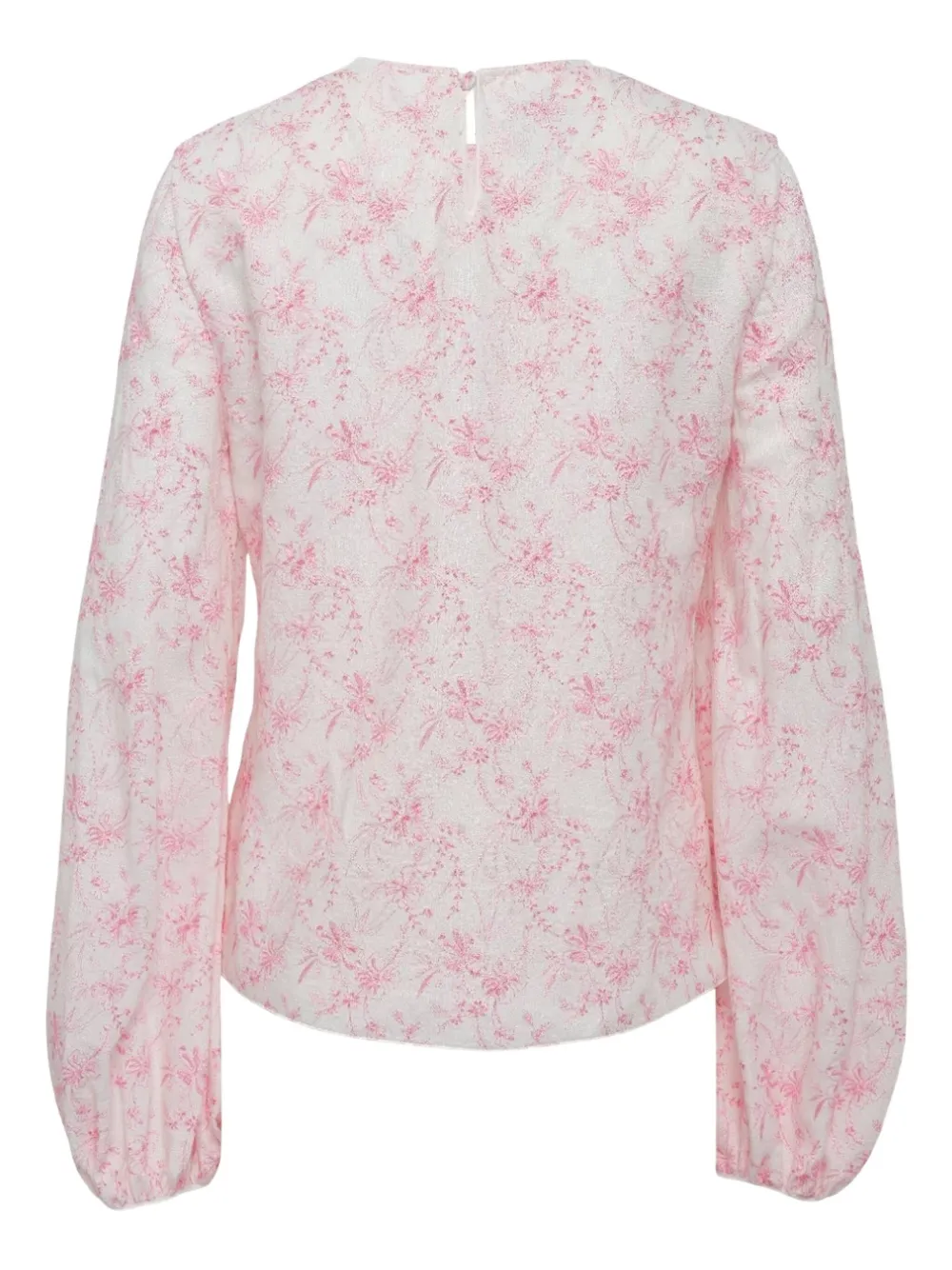 Giambattista Valli printed long-sleeve blouse - Wit