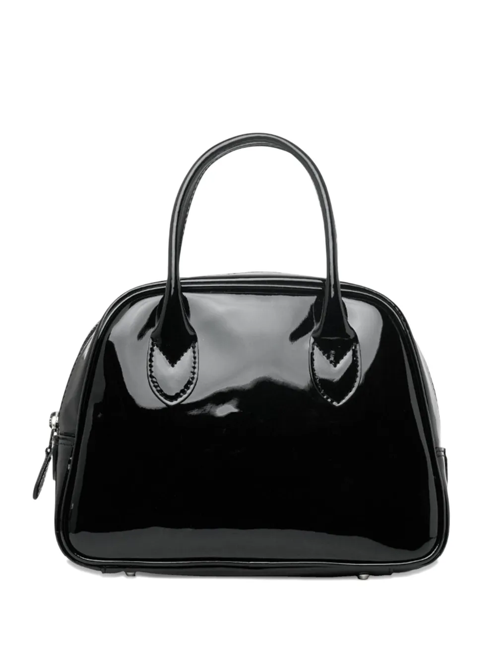 Comme Des Garçons Leather Tote Bag In Black