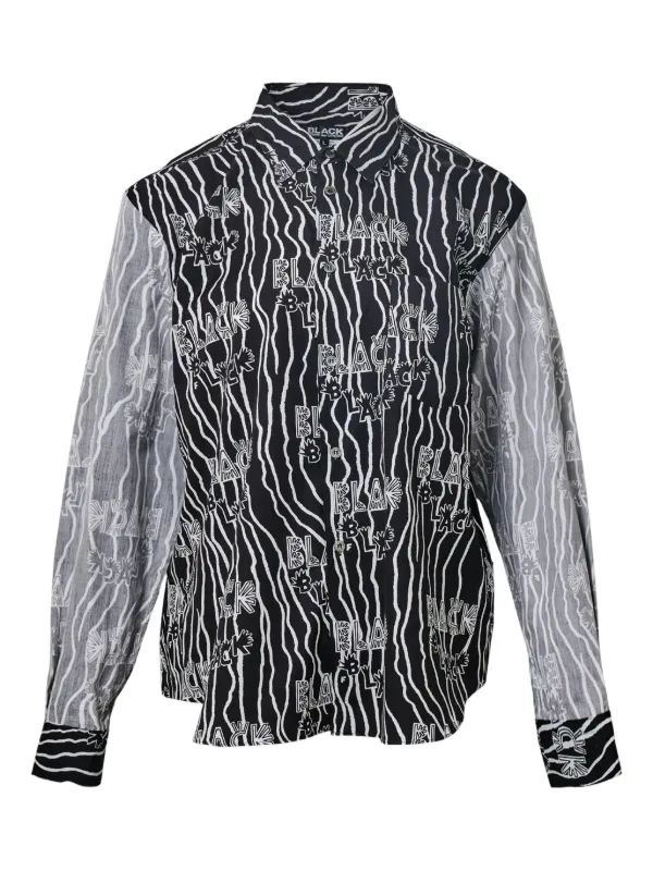 Black Comme Des Garçons Filip Pagowski シャツ | ブラック | FARFETCH JP