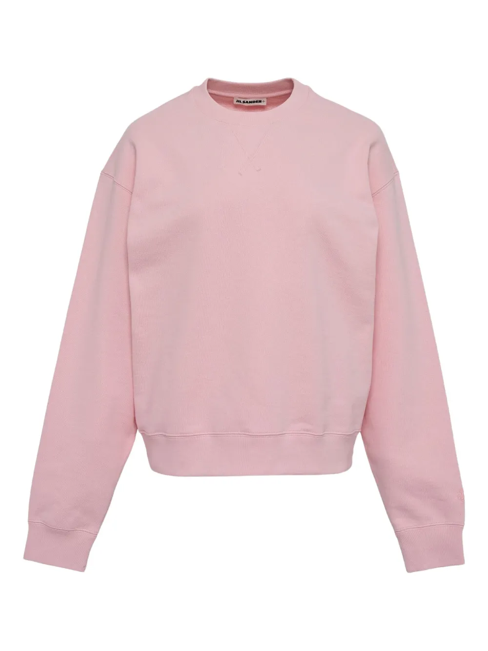 Jil Sander Crew-neck Sweatshirt In Pink