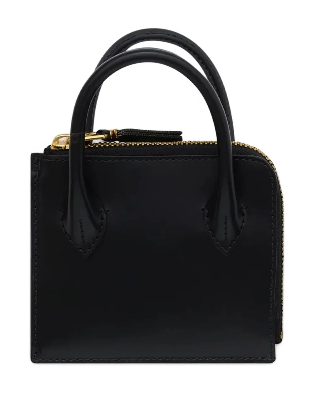 Comme Des Garçons Top-handle Wallet In Black