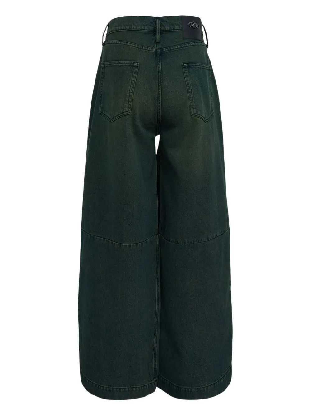 Simone Rocha belt-loops jeans - Groen