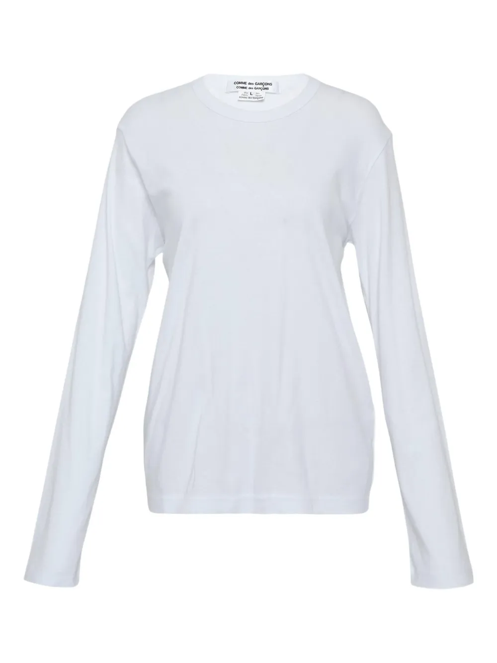 Comme Des Garçons Teiban Long-sleeve T-shirt In White
