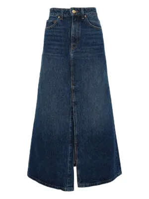 Junya Watanabe x Levi's デニムミディスカート | ブルー | FARFETCH JP