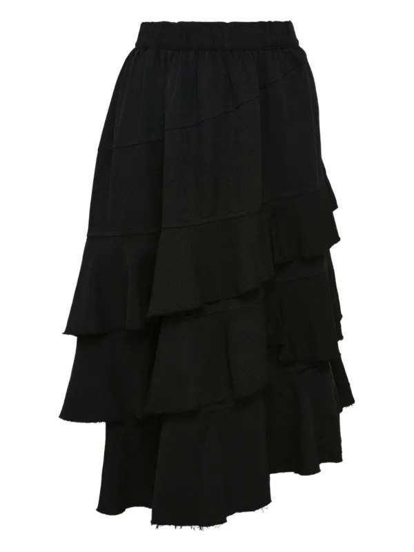 Black Comme Des Garçons レイヤード スカート | ブラック | FARFETCH JP