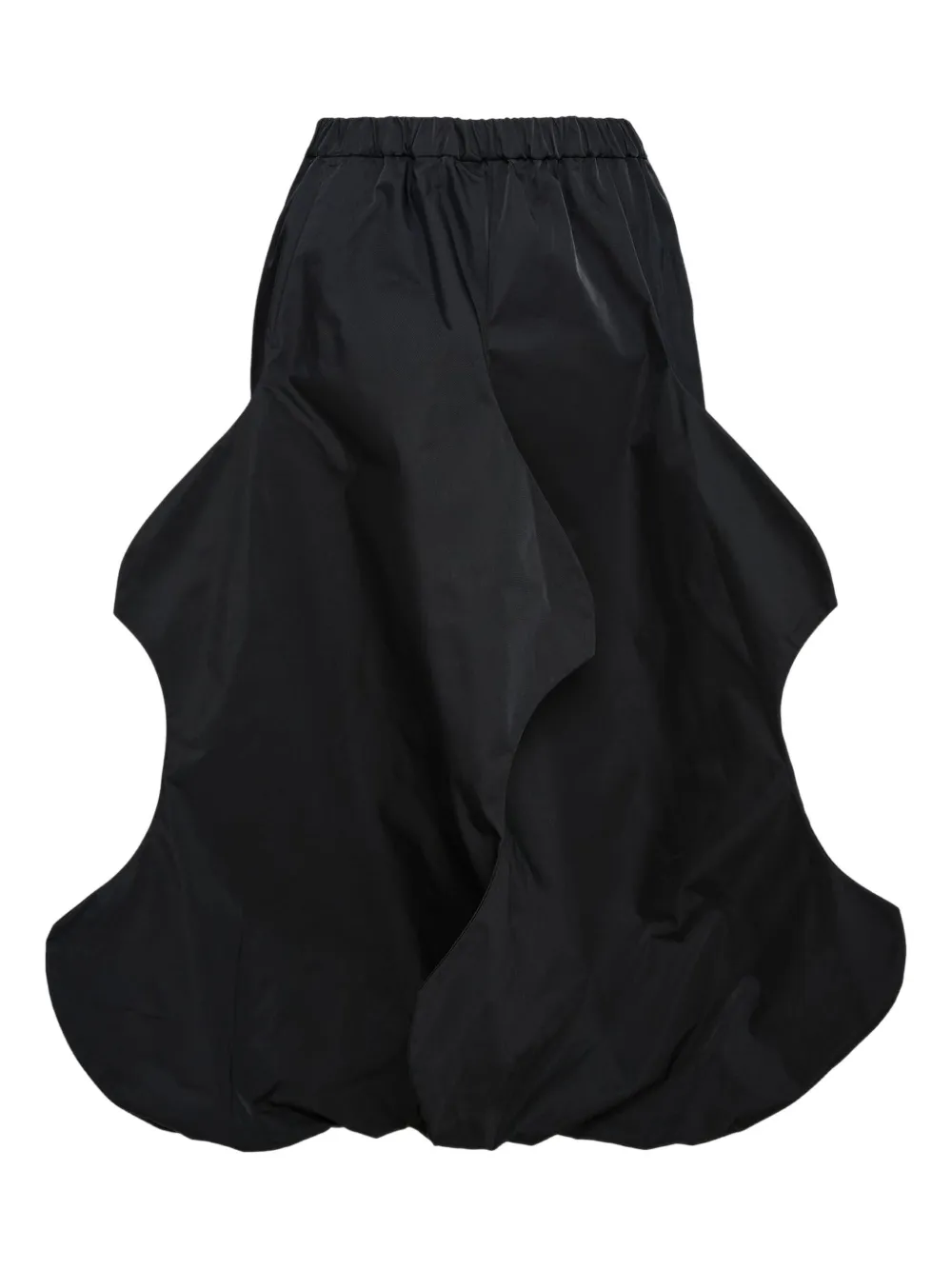 Enföld elastic-waistband skirt - Zwart