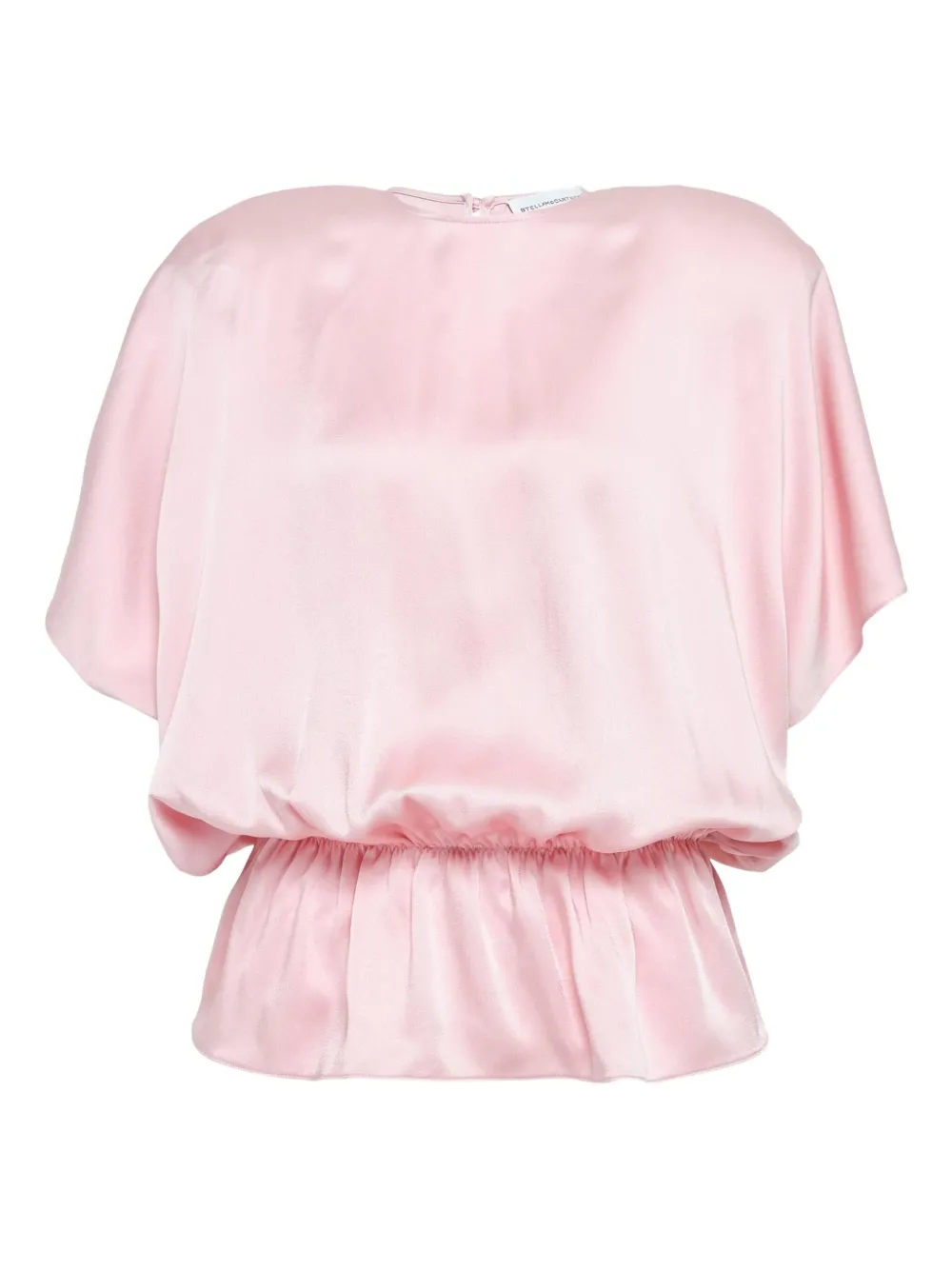 Stella Mccartney Satin Blouse In Pink