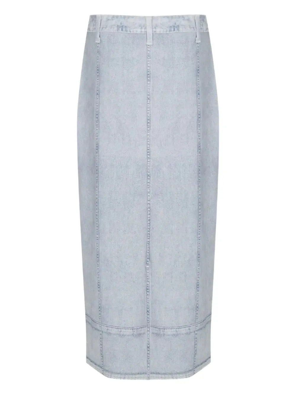 Rag & Bone Miramar Ponte Midi Pencil Skirt In Blue