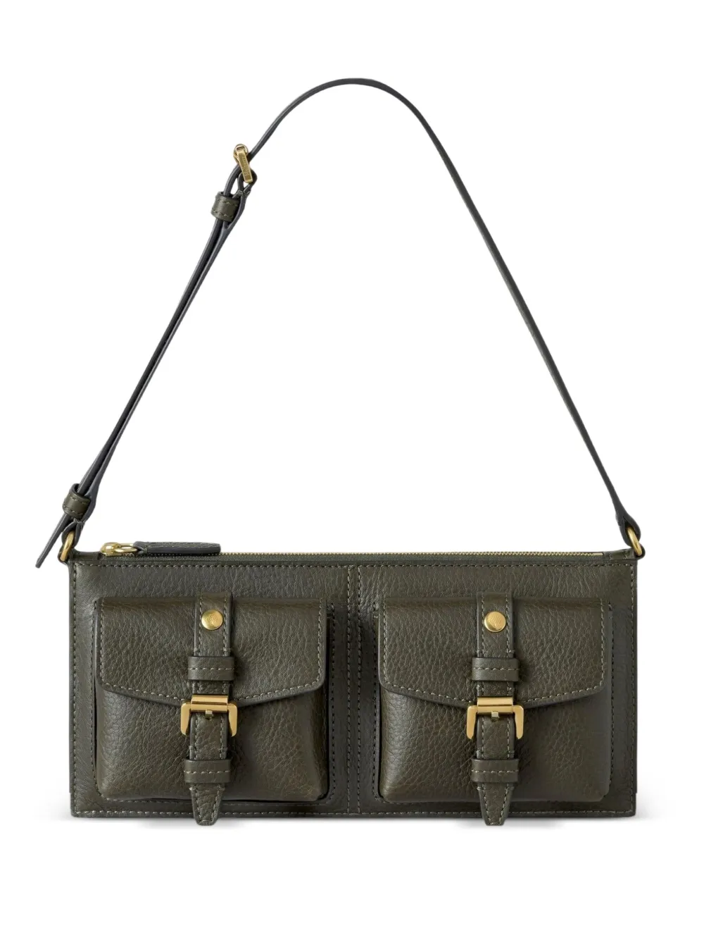 Mulberry mini Roxanne pocket shoulder bag - Verde
