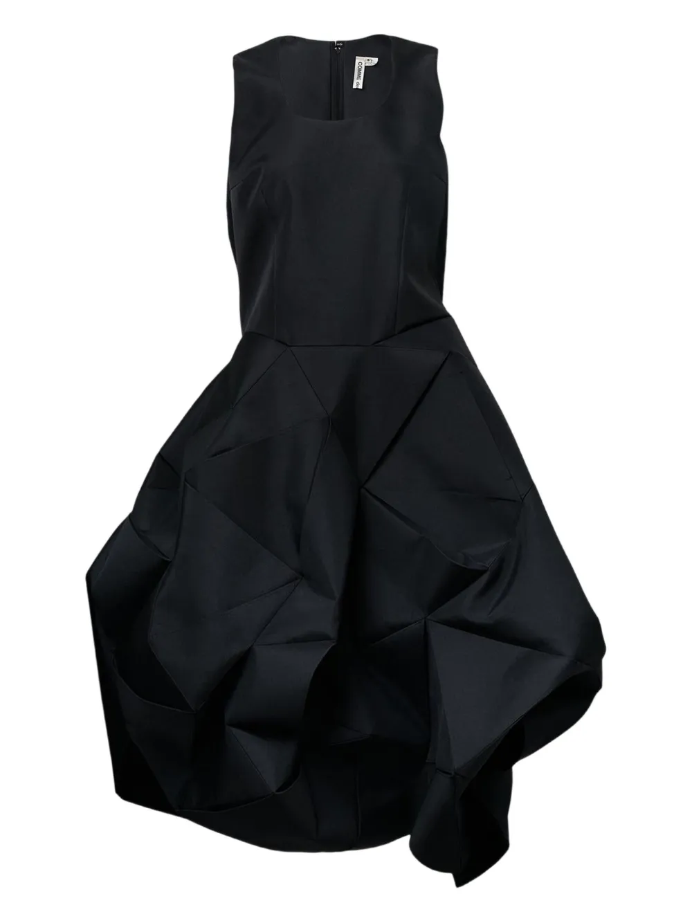 Comme Des Garçons structural midi dress - Nero