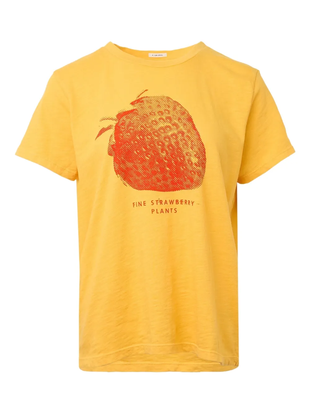 Mother The Sinful Graphic T-shirt In Yellow