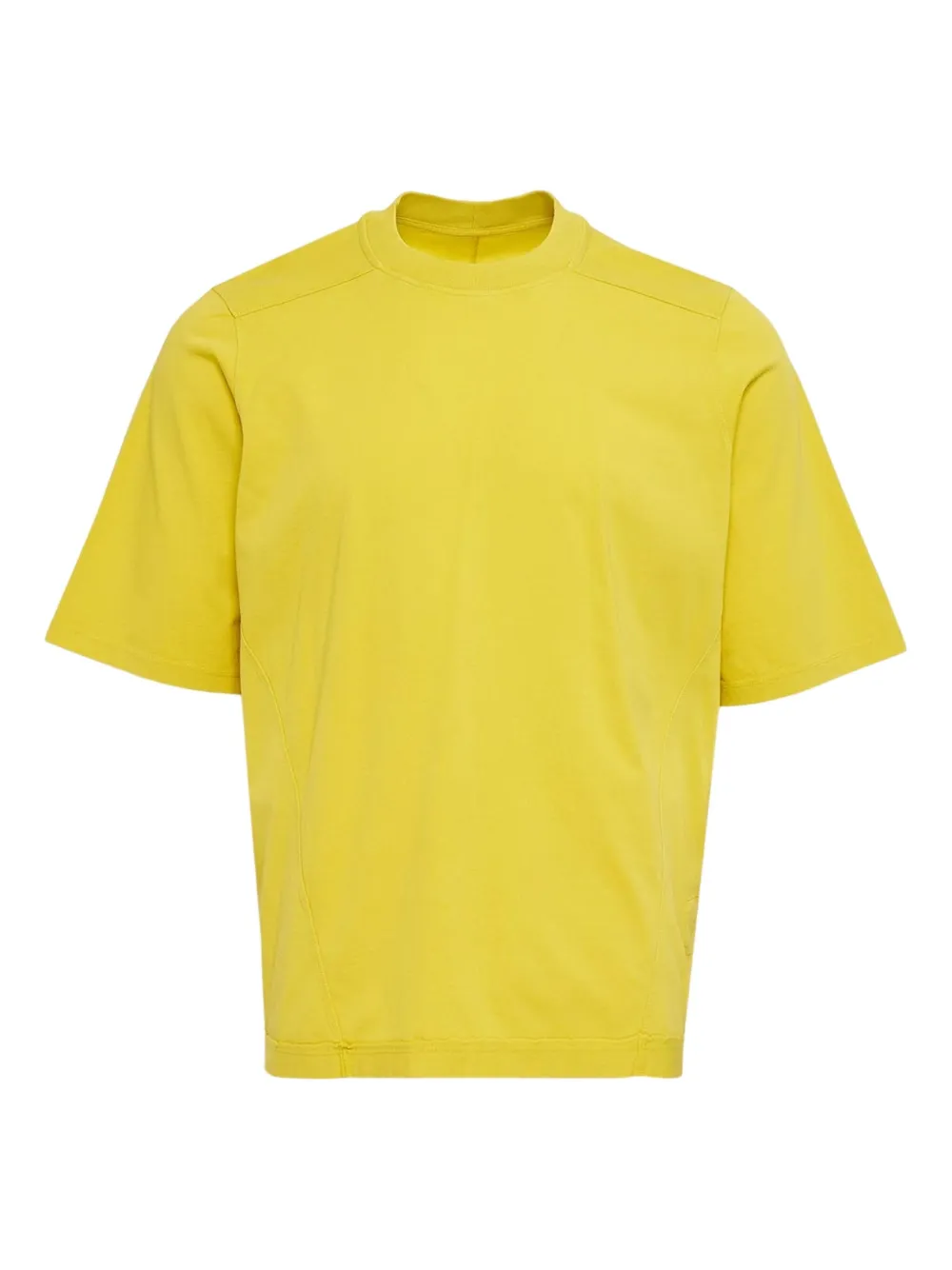 Rick Owens Drkshdw Walrus Cotton T-shirt In Yellow