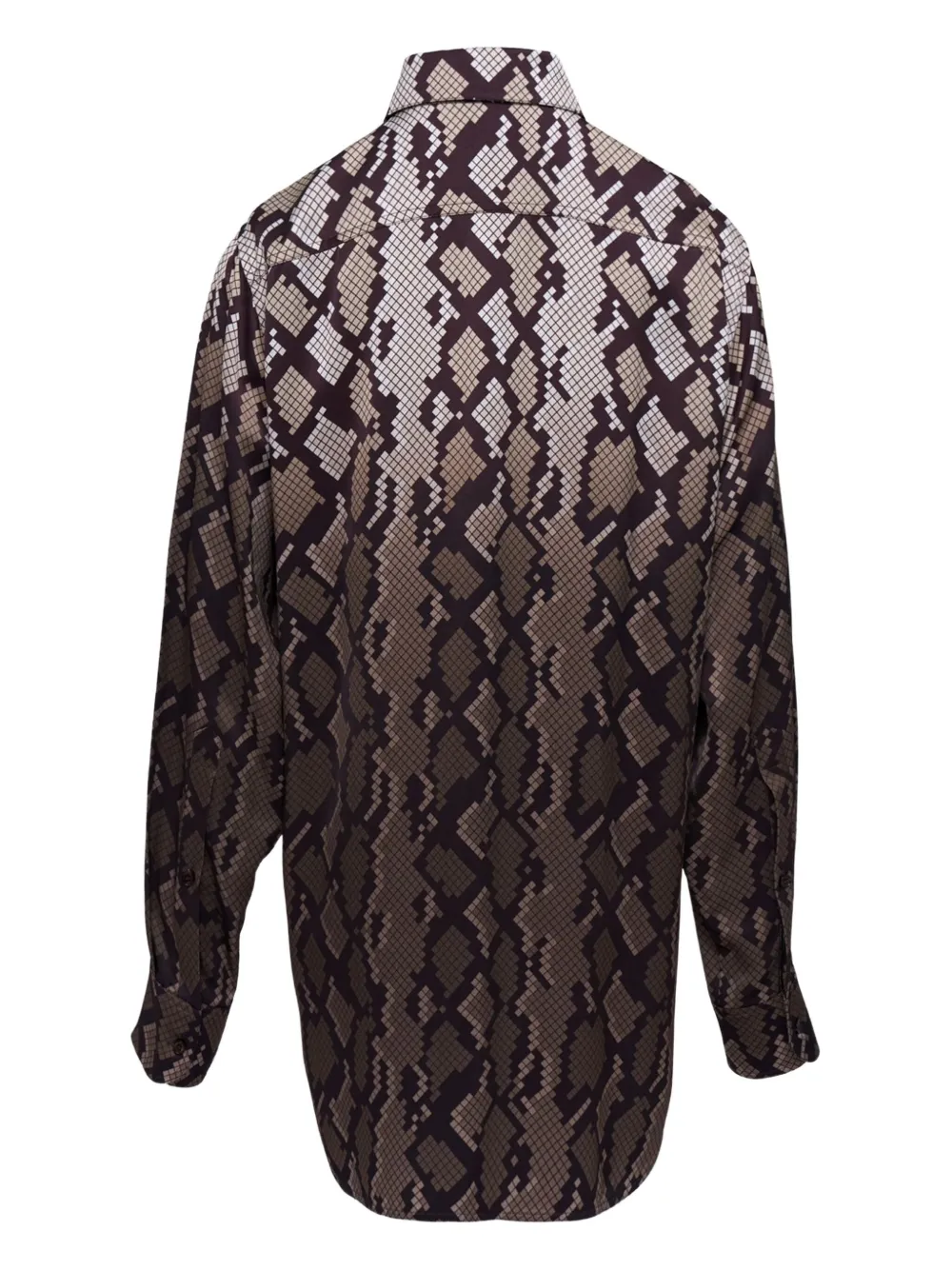 Stella McCartney snake-print shirt - Bruin