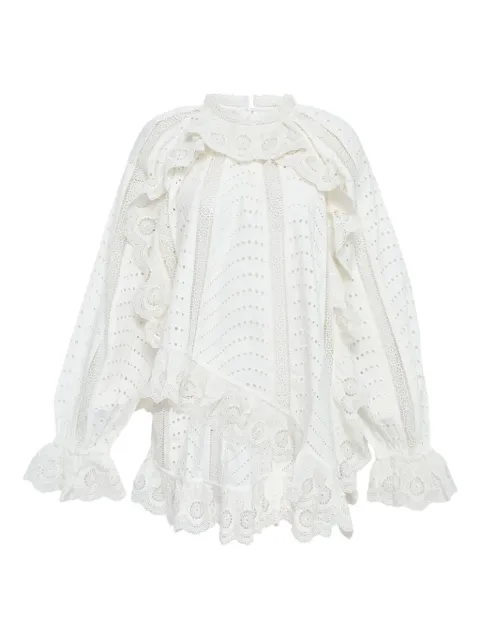 Ulla Johnson Marcella asymmetrical long-sleeve blouse