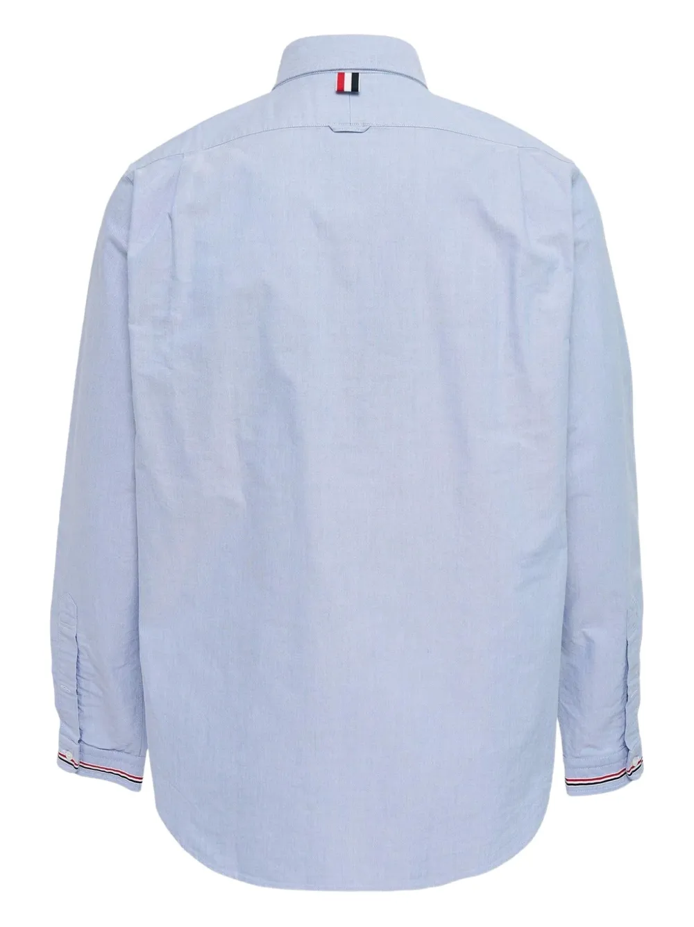 Thom Browne collared long-sleeve shirt - Blauw
