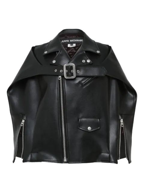 Junya Watanabe x Comme des Garçom buckle faux-leather jacket