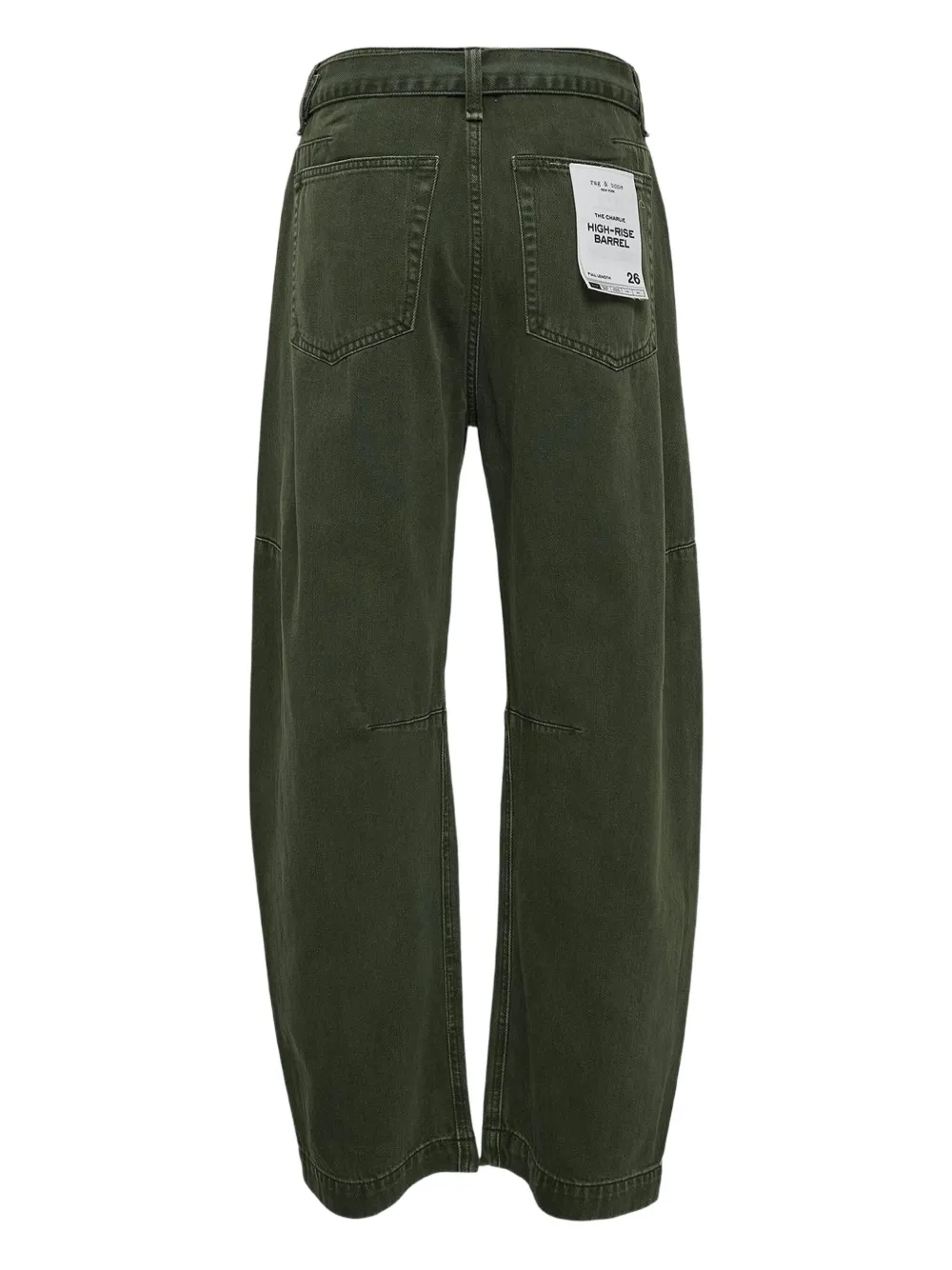 Rag & bone Charlie belt jeans - Groen