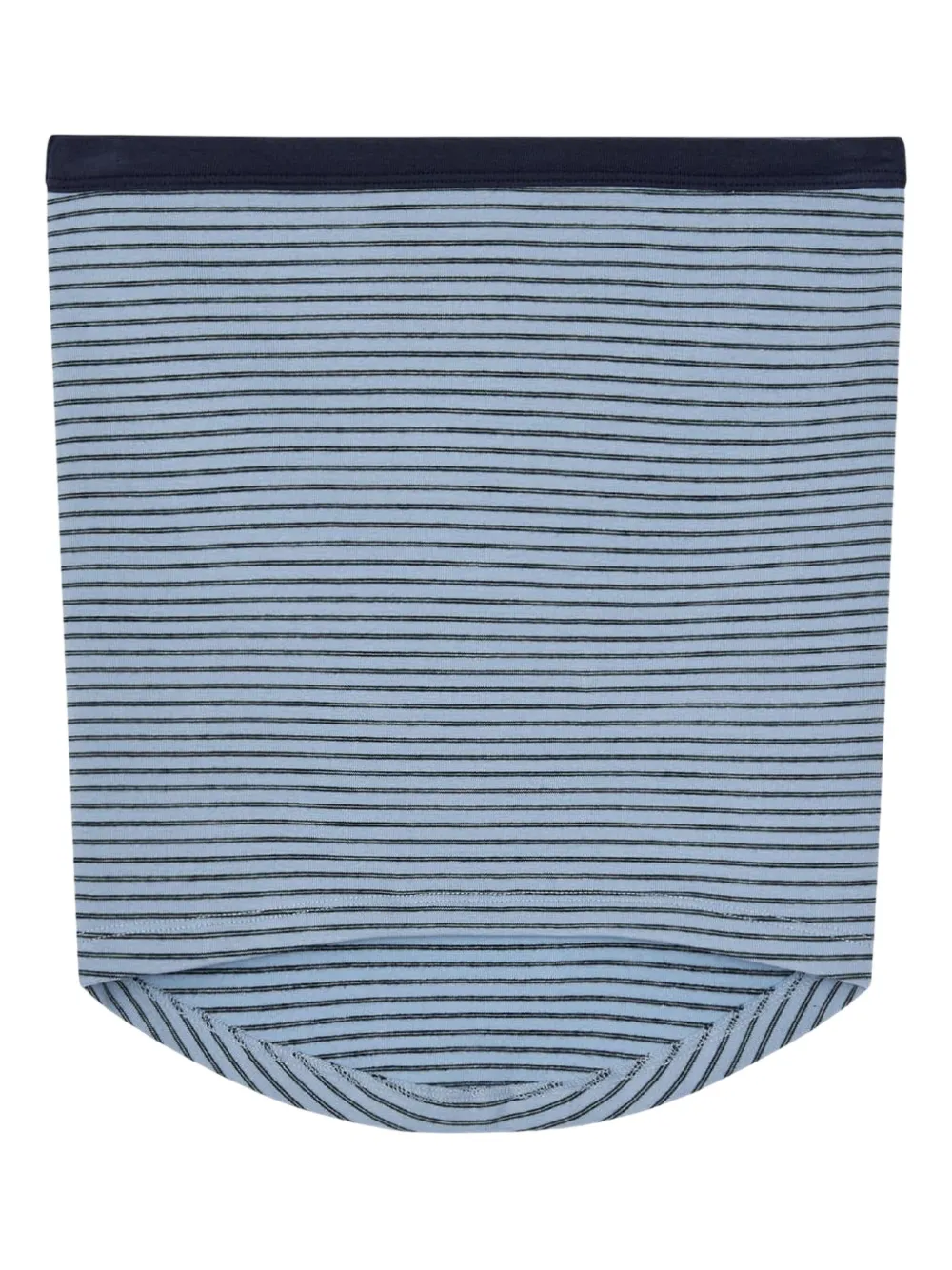 Rest&recreation Striped Strapless Top In Blue