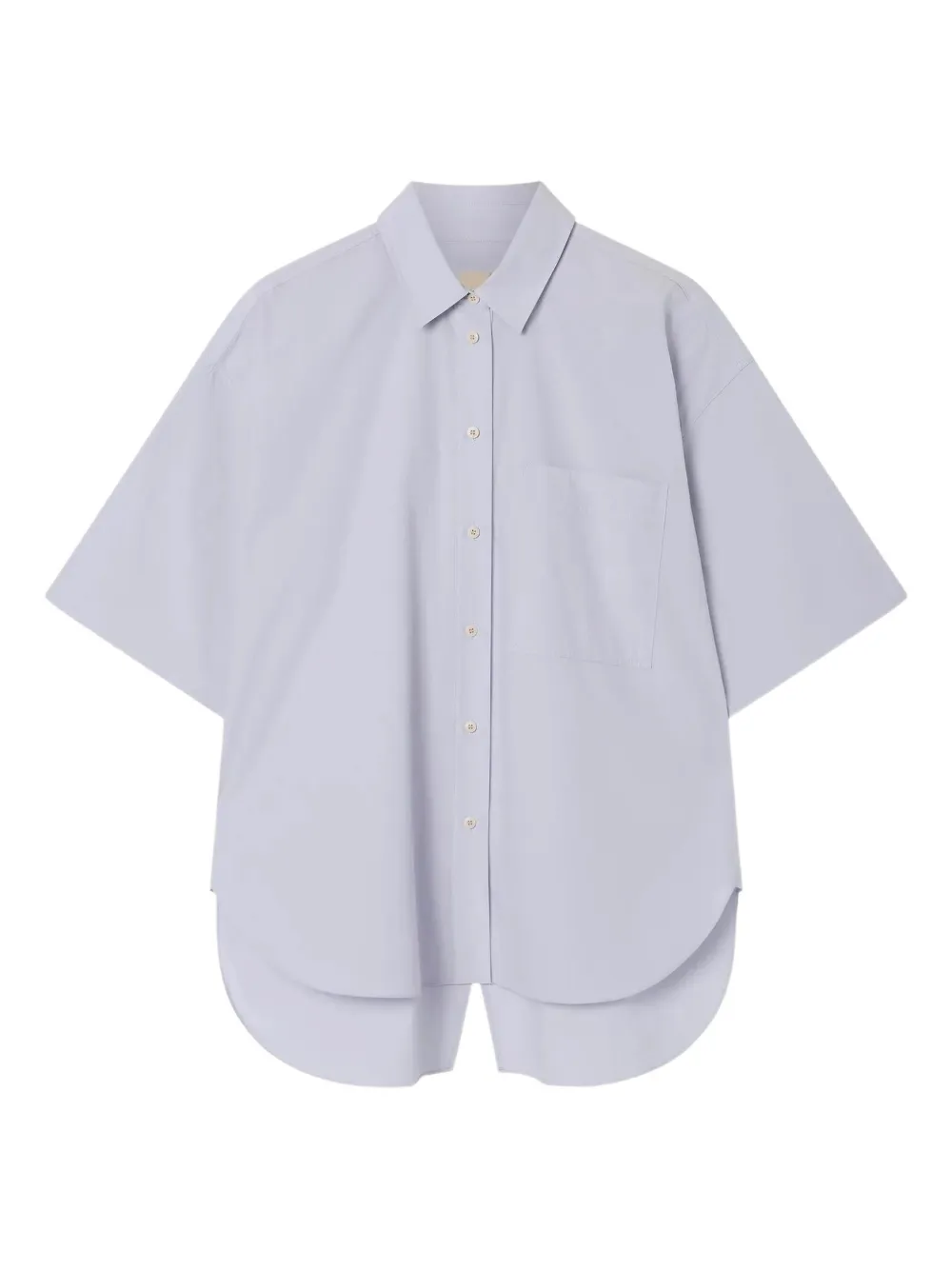 Lee Mathews Poplin Shirt In Blue