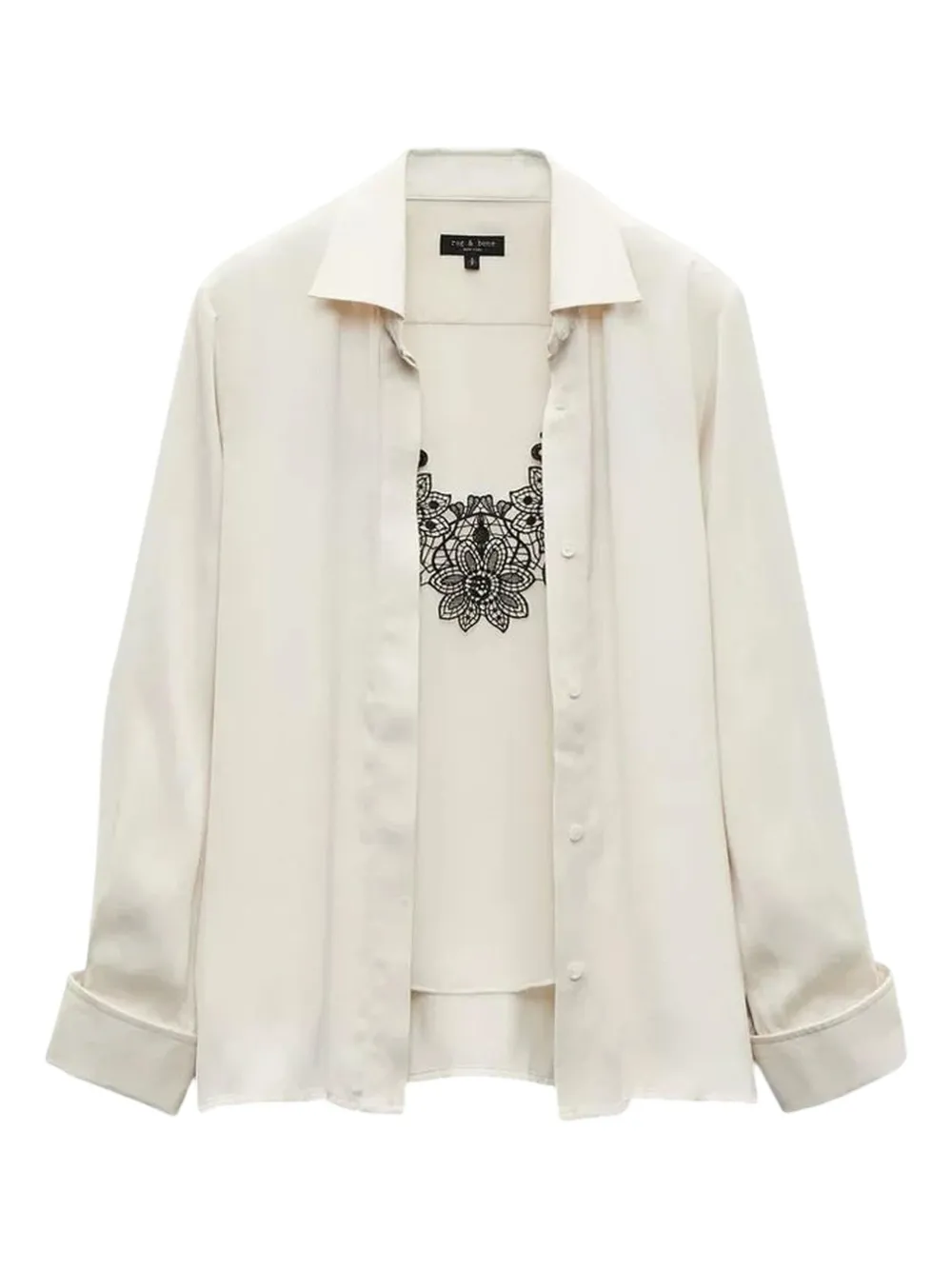 rag & bone camisa Venus Popover | blanco | Image 1