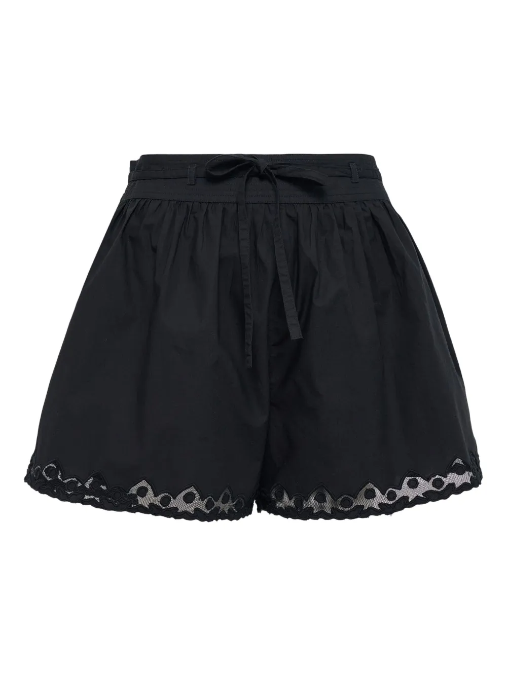 Ulla Johnson Elowen eyelet-details shorts | Black | Image 1