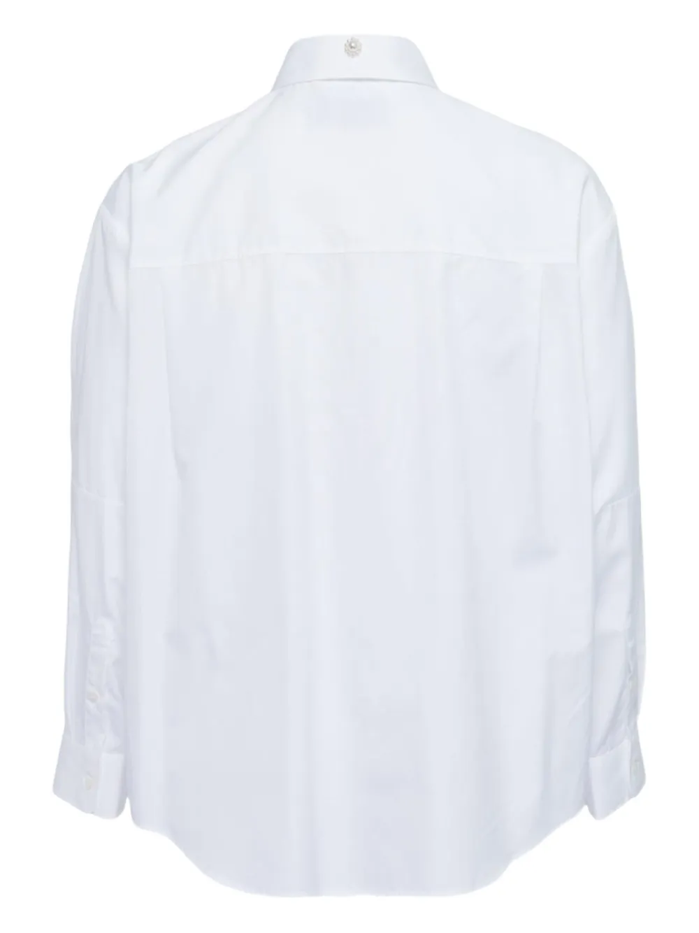 Simone Rocha patchwork egg shirt - Wit