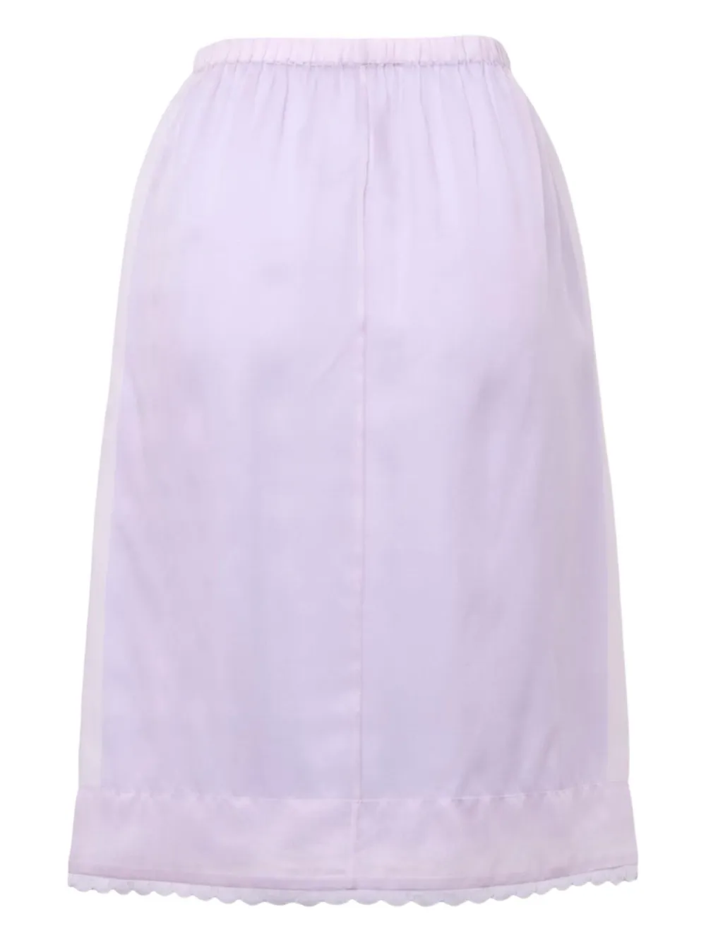 Nº21 elastic-waist silk midi skirt - Paars