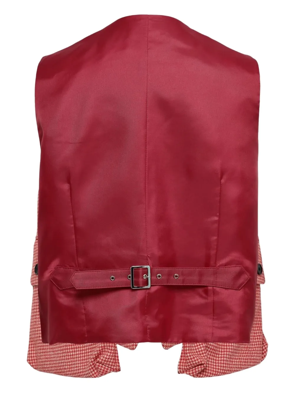 Noir Kei Ninomiya Gilet met patroon Rood