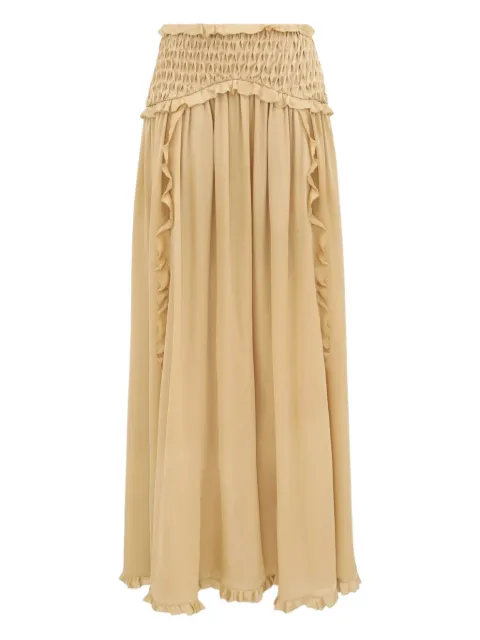 ZIMMERMANN Hypnotic ruffled maxi skirt