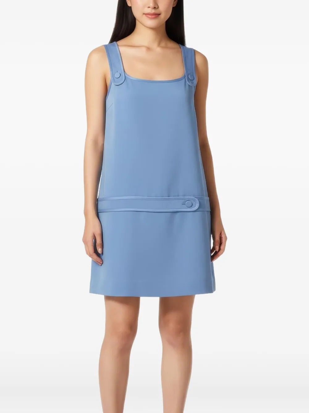 Alexis June square-neck mini dress - Blauw