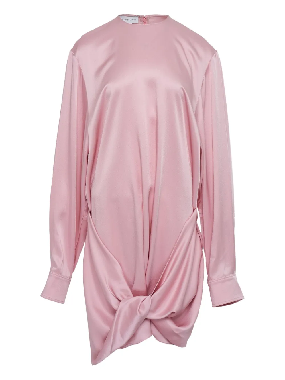 Stella Mccartney Twist-detail Mini Dress In Pink