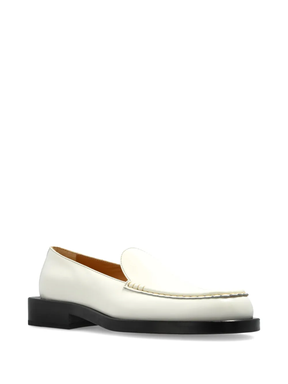 Jacquemus Les Mocassins brogues met vlakken Wit