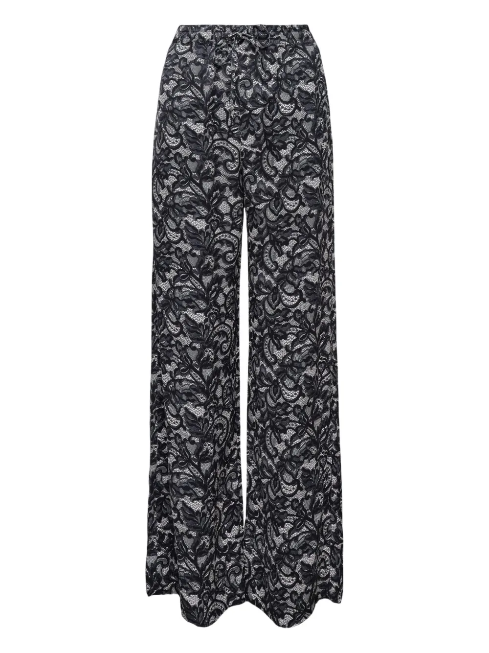 Stella Mccartney Lace Trousers In Black