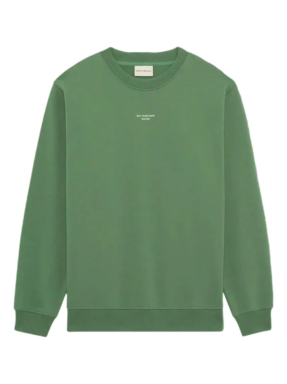 Drôle De Monsieur slogan sweatshirt classique - Verde