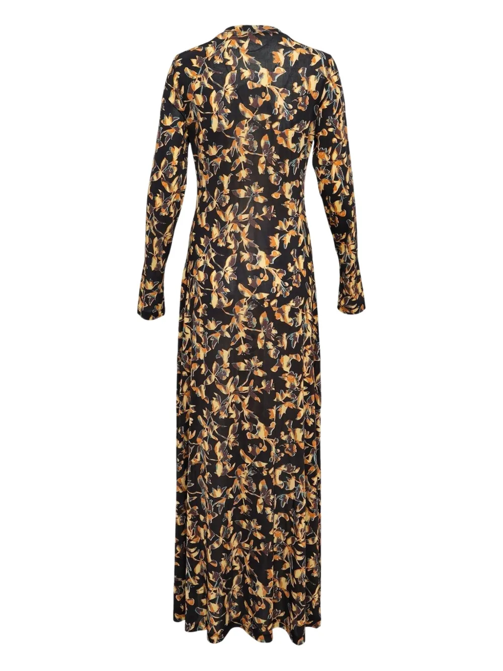 Ulla Johnson Amari long-sleeve maxi dress - Zwart