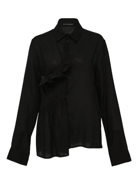 Y's pintuck ruffled blouse