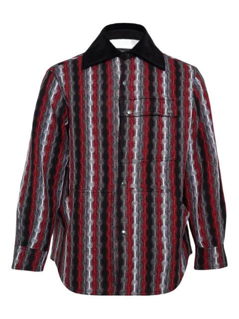 Andersson Bell striped knitted shirt