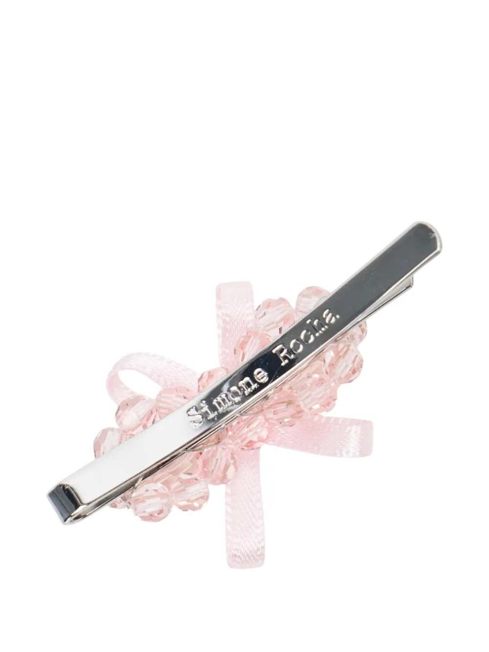 Simone Rocha Petite Bow Hair Clip In Pink
