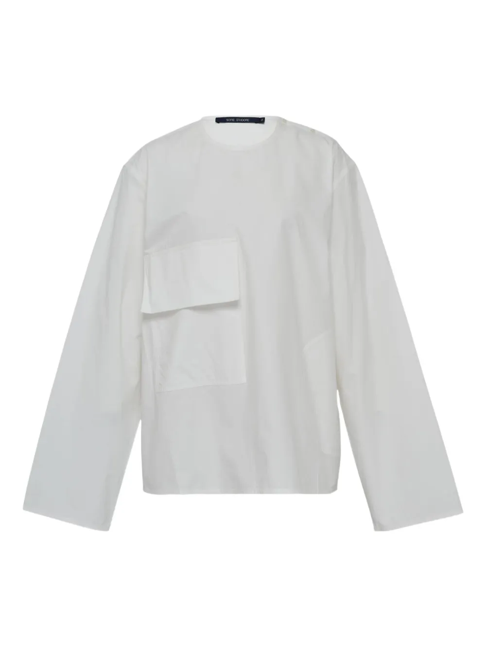 Sofie D'hoore Pocket Long-sleeve T-shirt In White