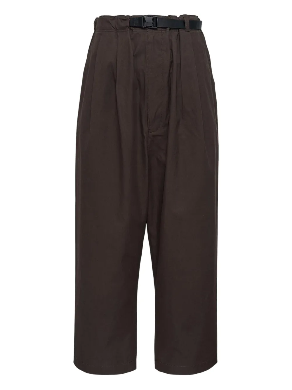 Comme des Garçons Homme belted-waist trousers – Brown