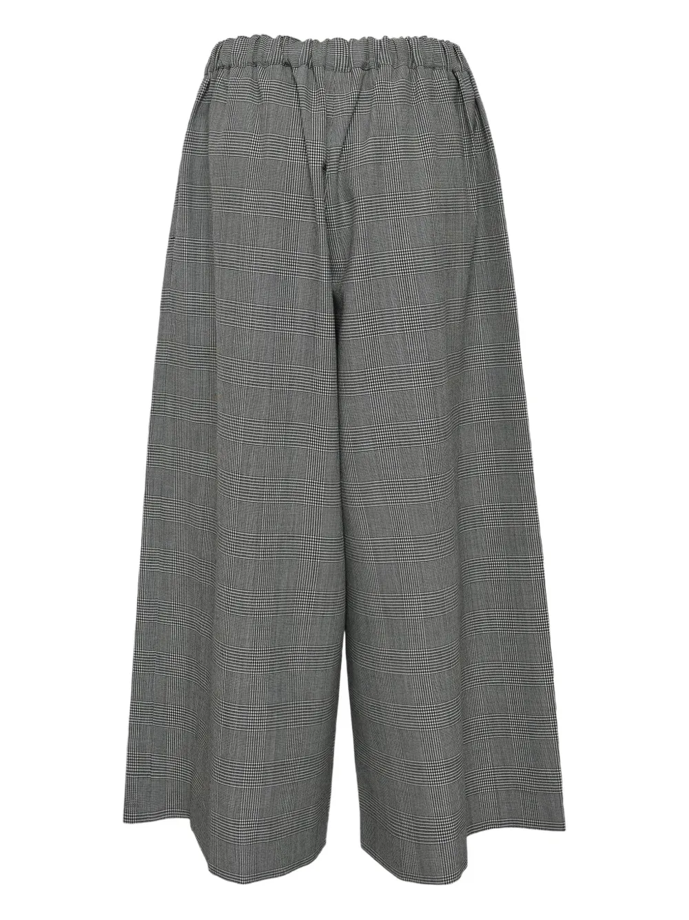 Comme Des Garçons check trousers - Zwart