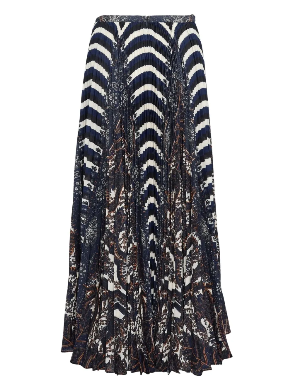 Ulla Johnson Shayna high waist pleated midi skirt - Zwart