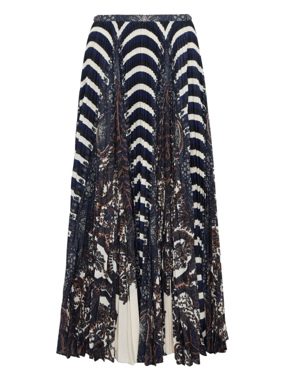 Ulla Johnson Shayna High Waist Pleated Midi Skirt In Black