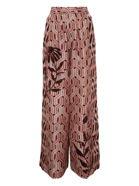 Biyan pantalones estampados con pretina elástica