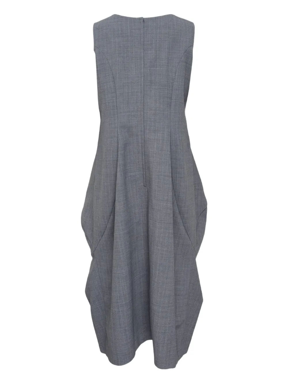 Comme Des Garçons pinstripe flared dress - Grijs
