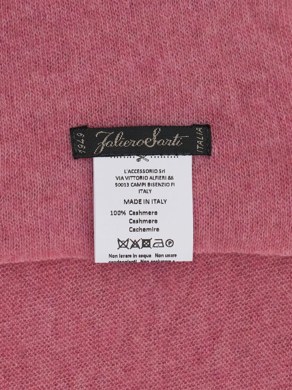 Faliero Sarti Adriel scarf - Roze