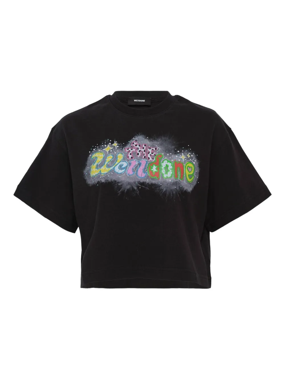 We11 Done Logo-print T-shirt In Black