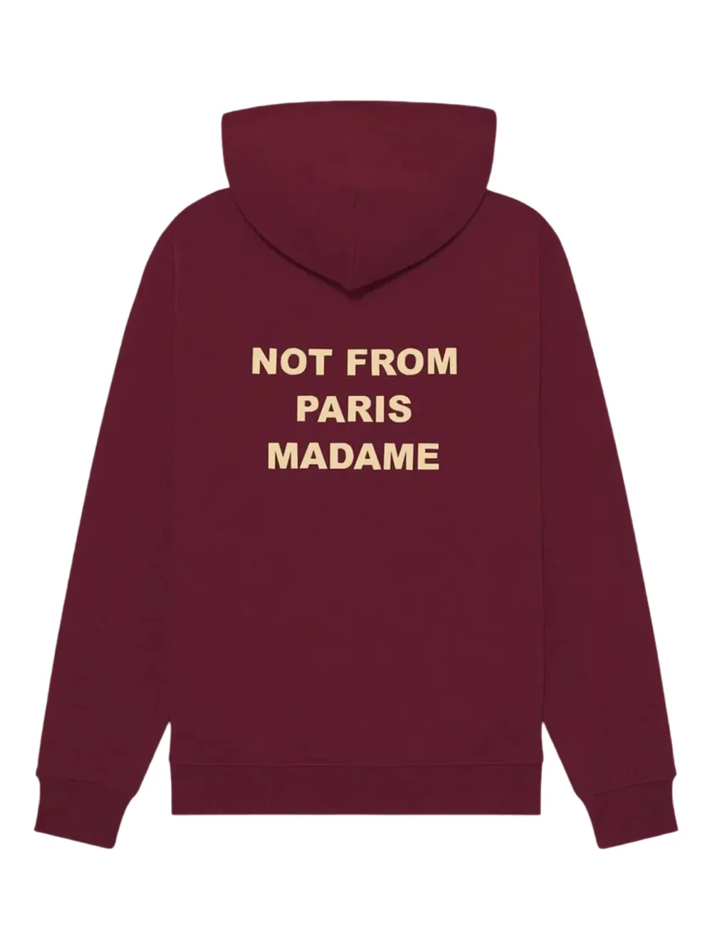 Drôle De Monsieur Hoodie met buidel Rood