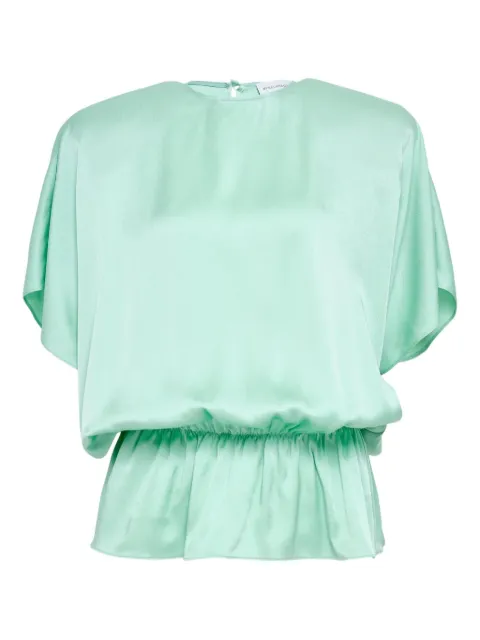 Stella McCartney elasticated satin blouse 