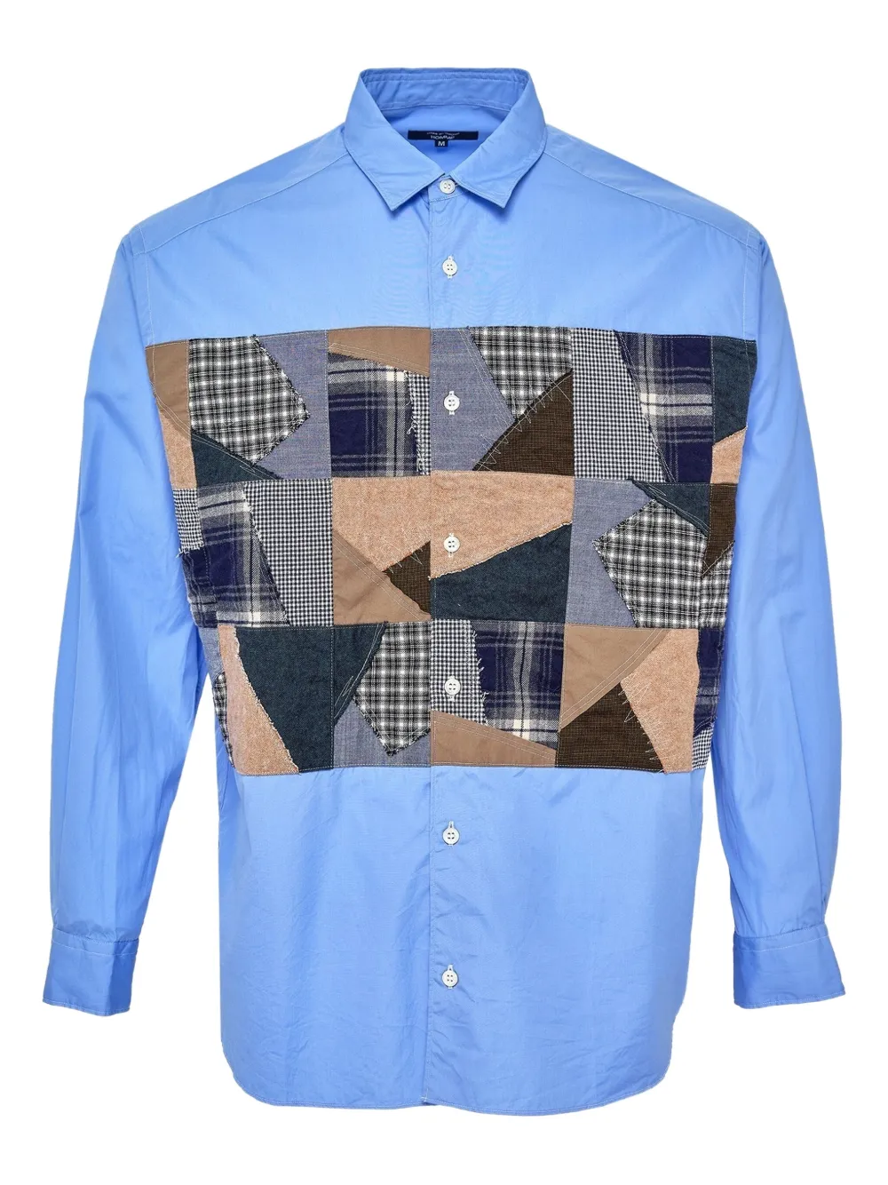 Comme des Garçons Homme oxford multi fabrics shirt - Blu